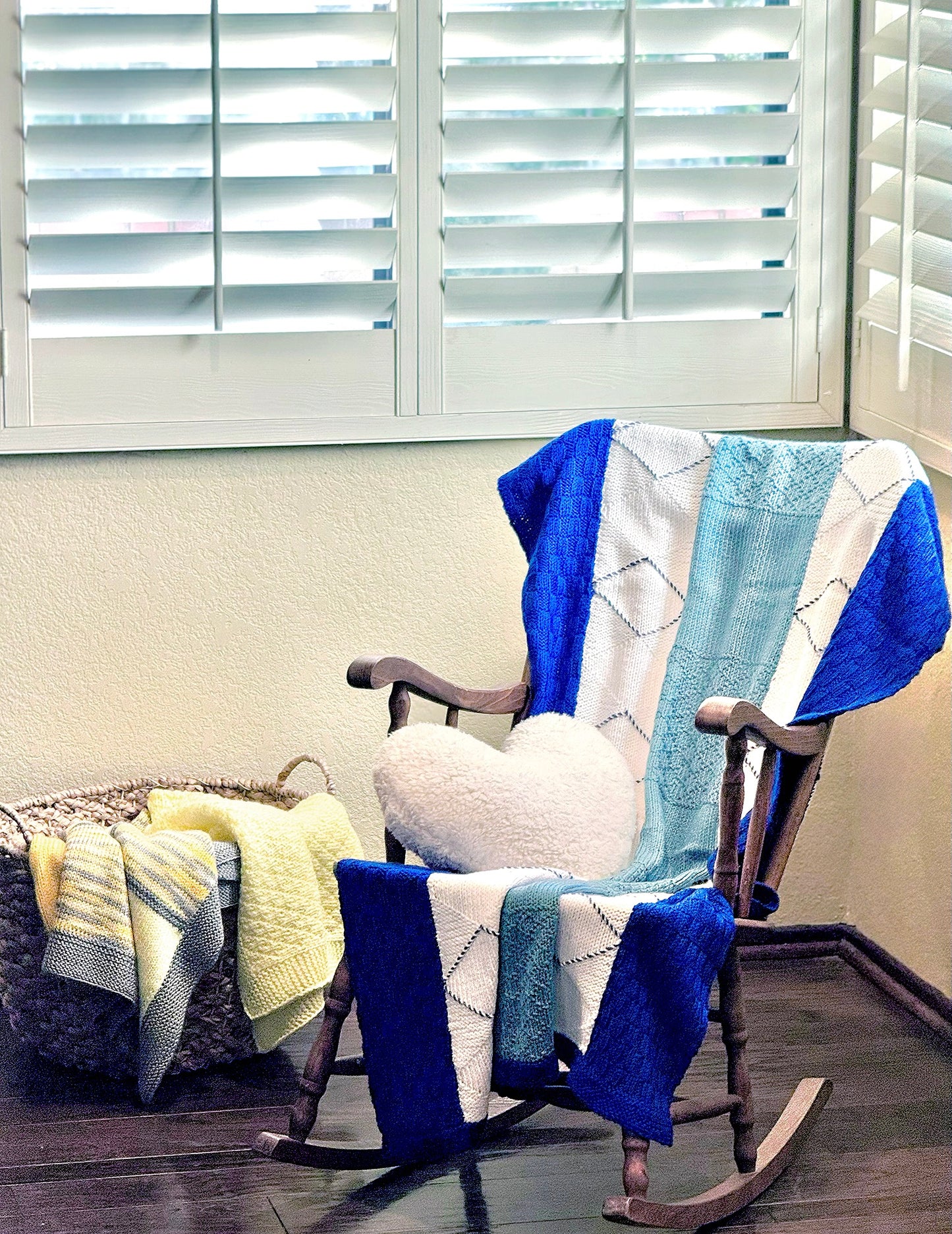 For the holidays or a special gift, create your own custom knit blanket throw with artisan extraordinaire, Oda G. and her magic hands. Made with high quality, soft acrylic yarn, and your choice of size and colors available. Simply email us with your design request and depending on size, allow 3 - 5 weeks to complete your custom design. Christmas Throw (med. size shown) is ready to ship in sizes small & medium Hanukkah Throw (med. size shown) is ready to ship Classic Throw (med. size shown) is ready to ship 