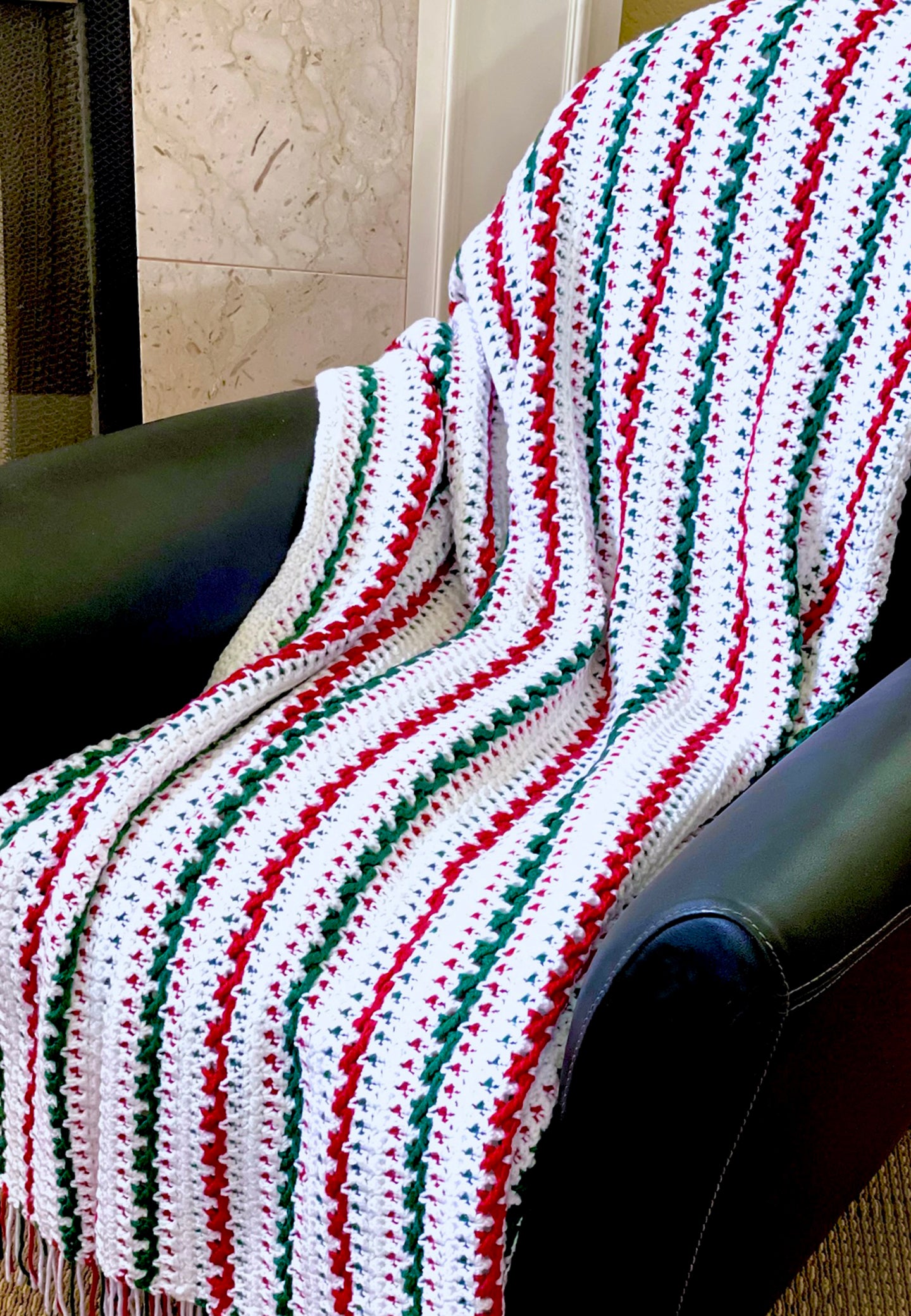 For the holidays or a special gift, create your own custom knit blanket throw with artisan extraordinaire, Oda G. and her magic hands. Made with high quality, soft acrylic yarn, and your choice of size and colors available. Simply email us with your design request and depending on size, allow 3 - 5 weeks to complete your custom design. Christmas Throw (med. size shown) is ready to ship in sizes small & medium Hanukkah Throw (med. size shown) is ready to ship Classic Throw (med. size shown) is ready to ship 