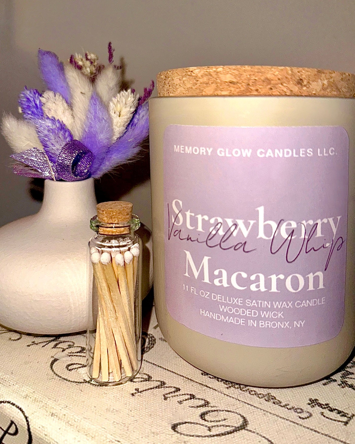 Memory Glow Candles is our homage to a beloved mother who filled our lives with warmth and light. Each candle is hand poured with long lasting soy wax, natural wood wick, and exquisite select ingredients that are warm and comforting. Dedicated to those touched by Alzheimer's, we honor our matriarch's enduring spirit, which continues to inspire and guide us.