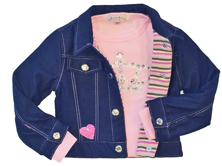 Paris I Love You - Denim Jacket